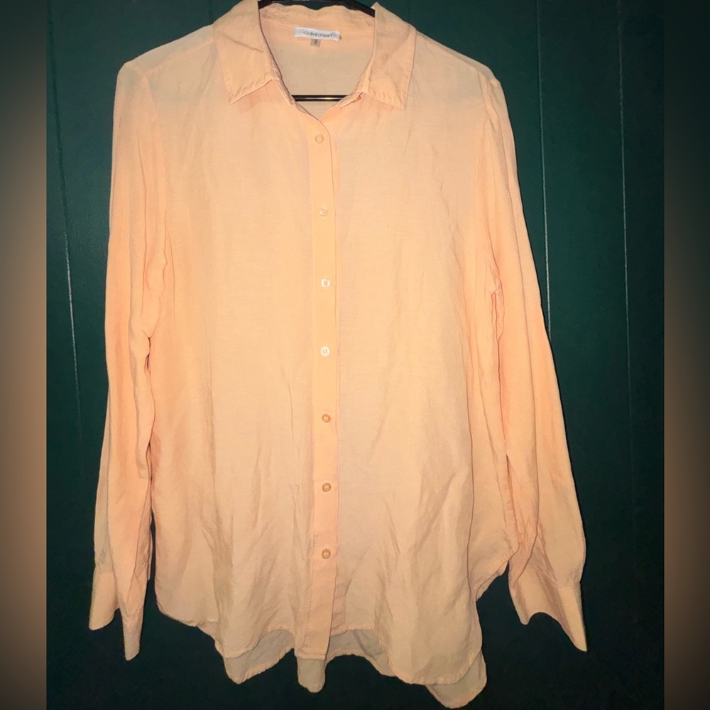 Calvin Klein women’s button up blouse